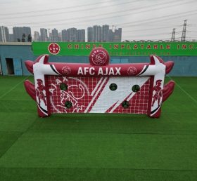 T11-7011 Ajax Amsterdam Theme Inflatable Football Shoot Out Game