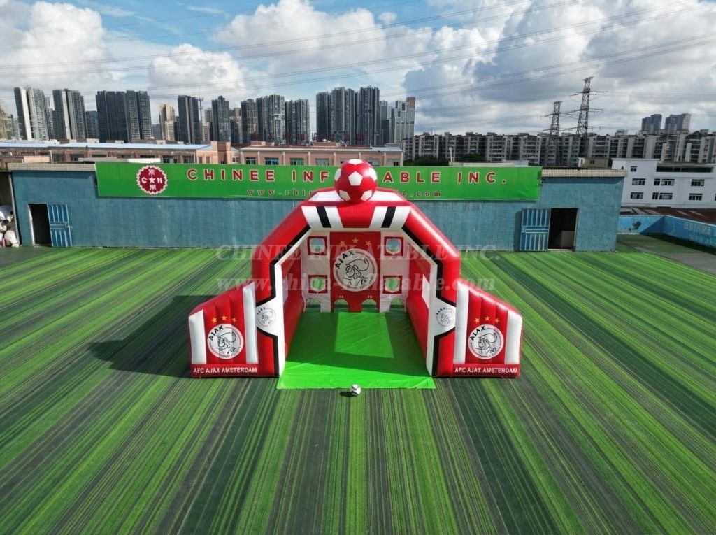 T11-7012 Ajax Amsterdam Theme Inflatable Football Shoot Out Game