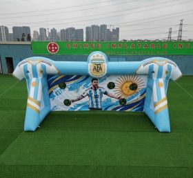 T11-7020 Argentina National Team Theme Inflatable Football Shoot Out Game