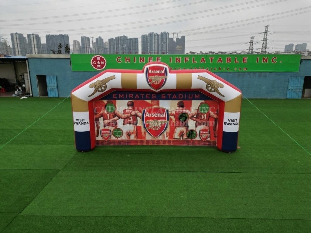 T11-7028 Arsenal Theme Inflatable Football Shoot Out Game