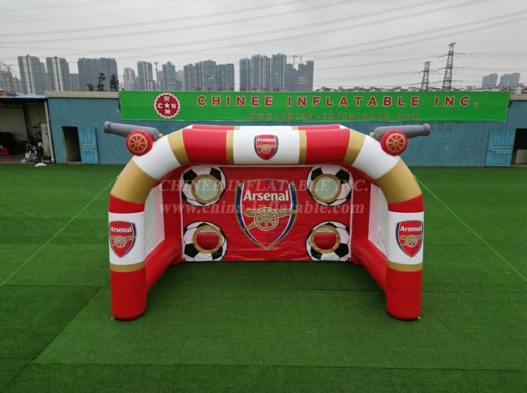 T11-7030 Arsenal Theme Inflatable Football Shoot Out Game
