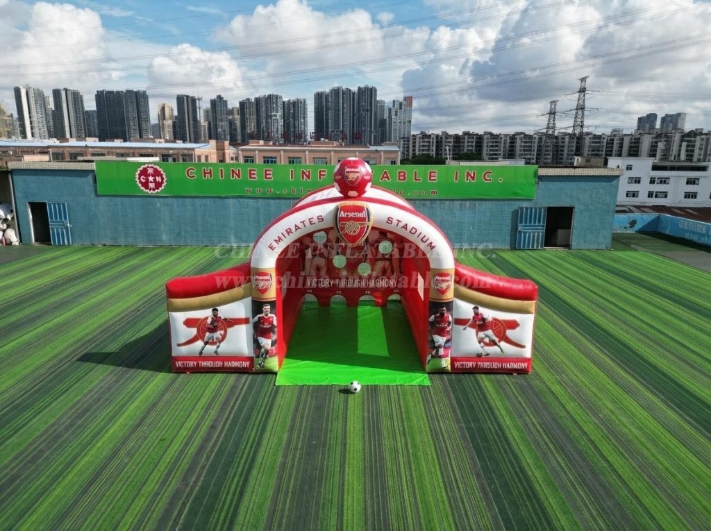 T11-7031 Arsenal Theme Inflatable Football Shoot Out Game