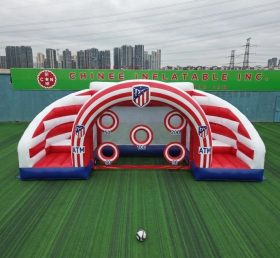 T11-7041 Atletico Madrid Theme Inflatable Football Shoot Out Game