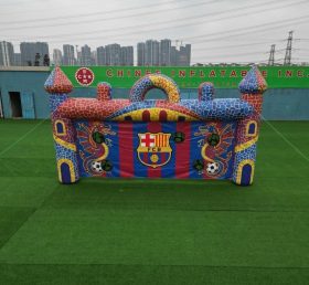 T11-7048 Barcelona Theme Inflatable Football Shoot Out Game