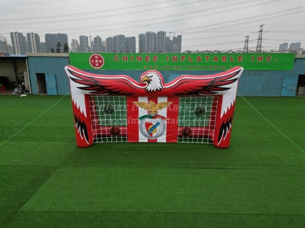 T11-7064 Benfica Theme Inflatable Football Shoot Out Game