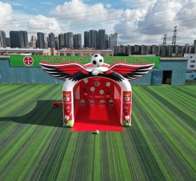 T11-7066 Benfica Theme Inflatable Football Shoot Out Game