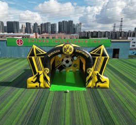T11-7079 Borussia Dortmund Theme Inflatable Football Shoot Out Game
