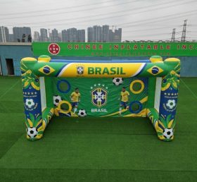 T11-7089 Brazil National Team Theme Inflatable Football Shoot Out Game