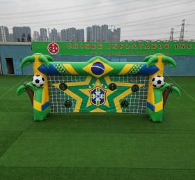 T11-7090 Brazil National Team Theme Inflatable Football Shoot Out Game