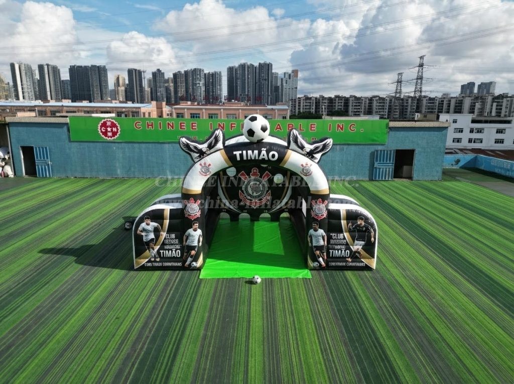 T11-7114 Corinthians Theme Inflatable Football Shoot Out Game