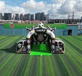 T11-7114 Corinthians Theme Inflatable Football Shoot Out Game