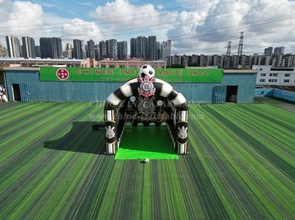 T11-7115 Corinthians Theme Inflatable Football Shoot Out Game