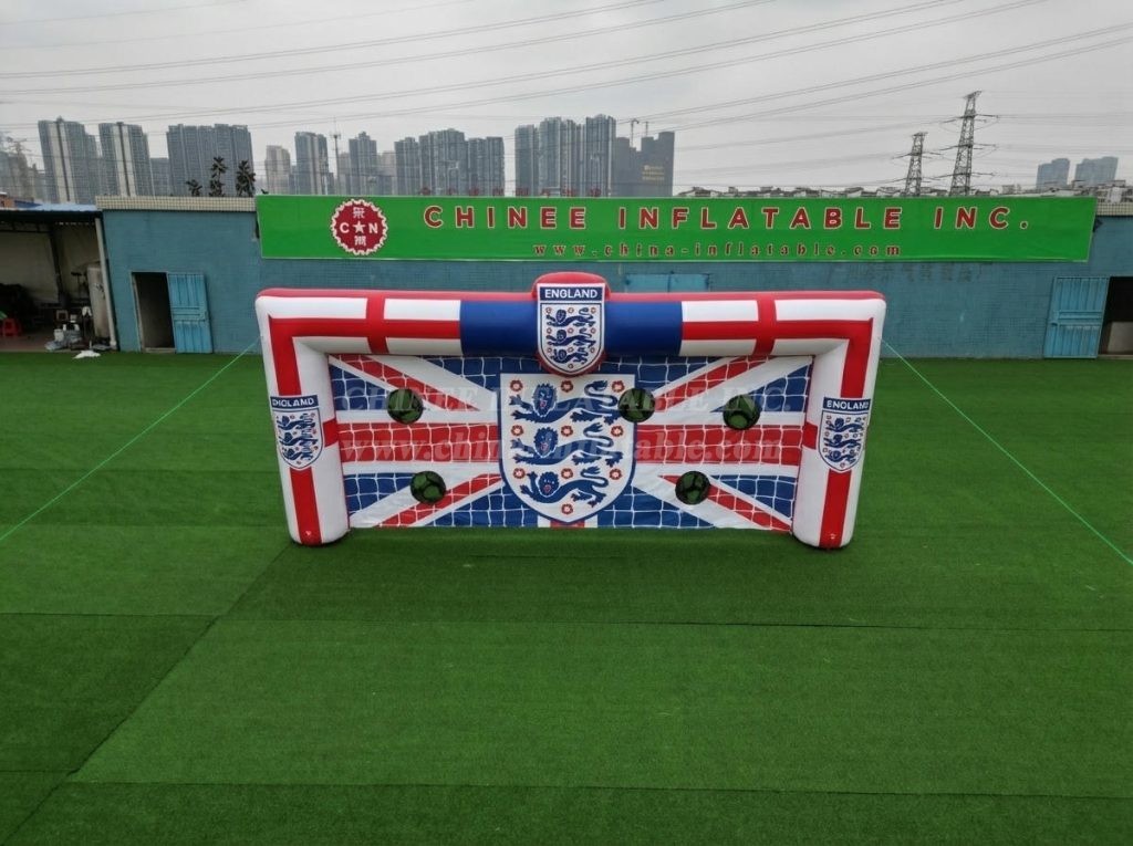 T11-7124 England National Team Theme Inflatable Football Shoot Out Game