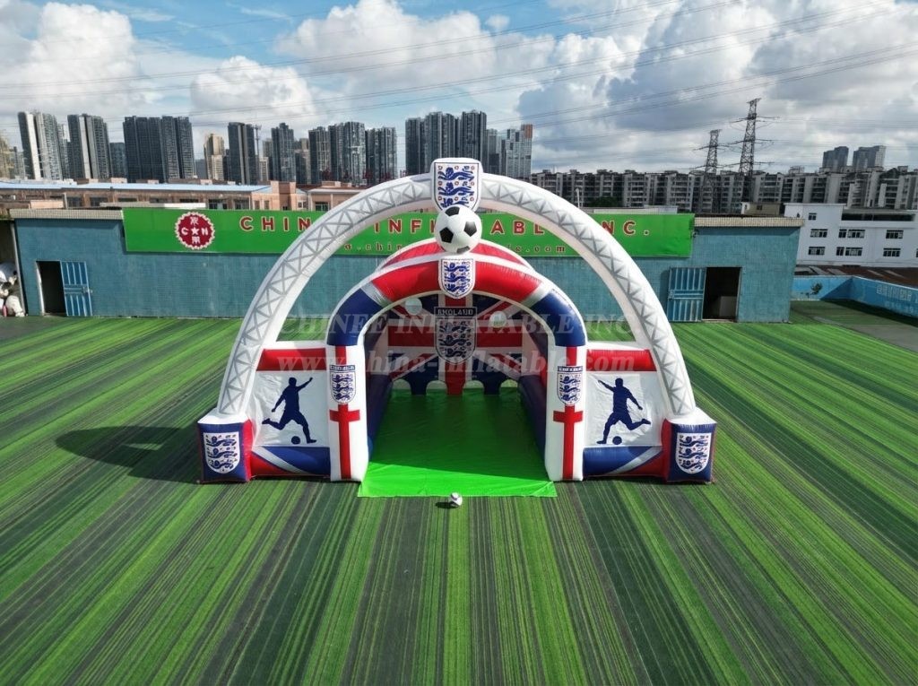 T11-7126 England National Team Theme Inflatable Football Shoot Out Game