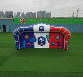 T11-7143 France National Team Theme Inflatable Football Shoot Out Game