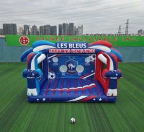 T11-7150 France National Team Theme Inflatable Football Shoot Out Game