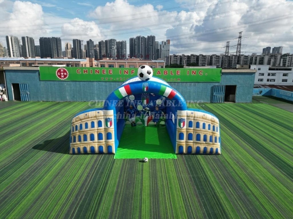 T11-7169 Italy National Team Theme Inflatable Football Shoot Out Game