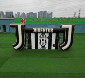 T11-7177 Juventus Theme Inflatable Football Shoot Out Game