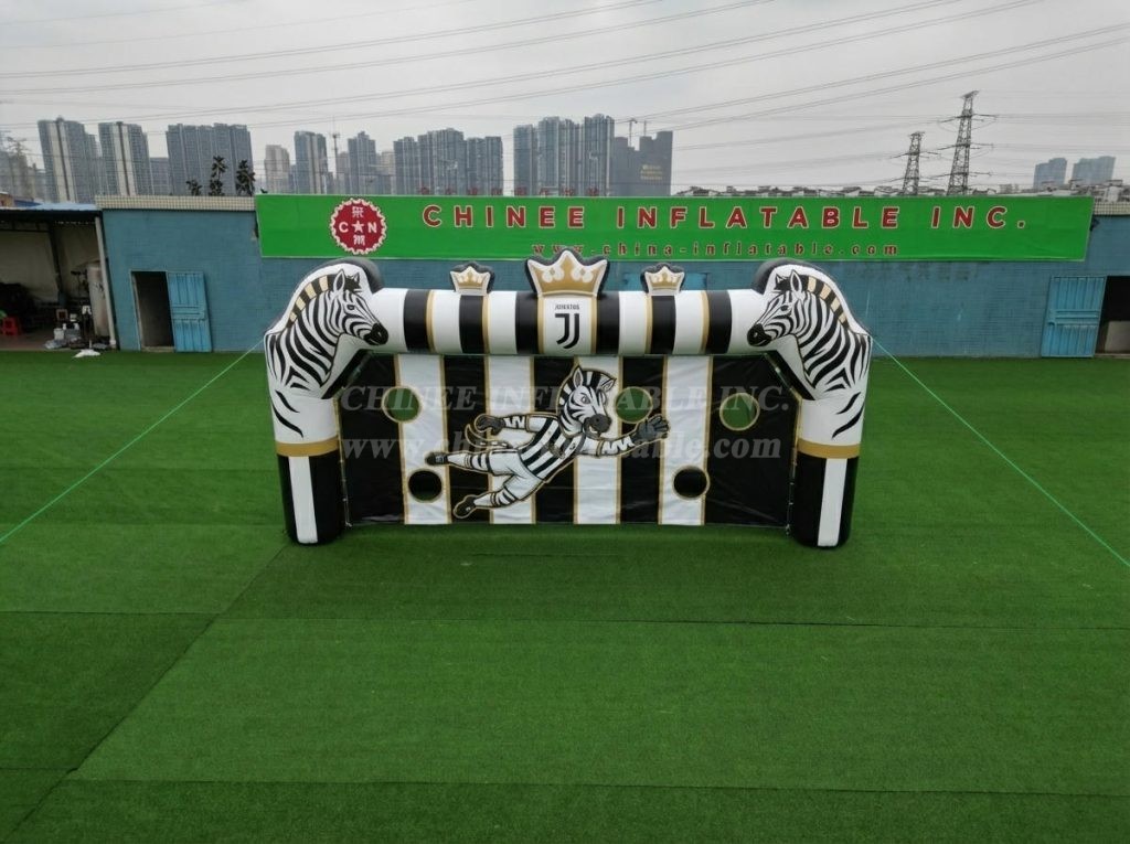 T11-7179 Juventus Theme Inflatable Football Shoot Out Game