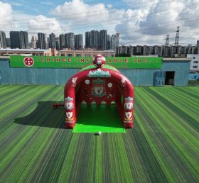 T11-7190 Liverpool Theme Inflatable Football Shoot Out Game
