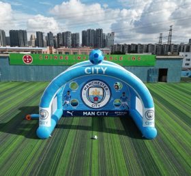 T11-7197 Manchester City Theme Inflatable Football Shoot Out Game