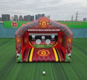 T11-7205 Manchester United Theme Inflatable Football Shoot Out Game