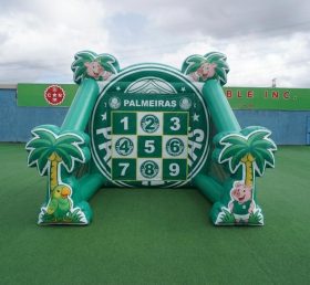 T11-7207 Palmeiras Theme Inflatable Football Shoot Out Game