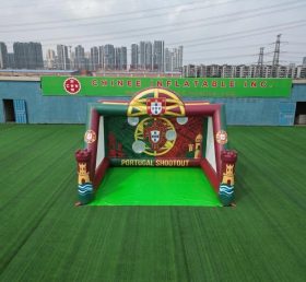 T11-7223 Portugal National Team Theme Inflatable Football Shoot Out Game