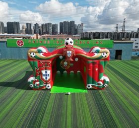 T11-7228 Portugal National Team Theme Inflatable Football Shoot Out Game