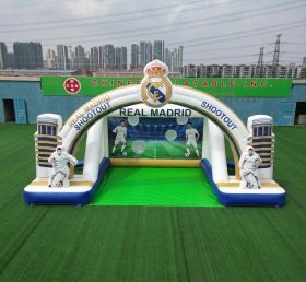 T11-7232 Real Madrid Theme Inflatable Football Shoot Out Game