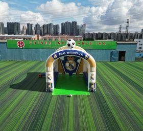 T11-7238 Real Madrid Theme Inflatable Football Shoot Out Game
