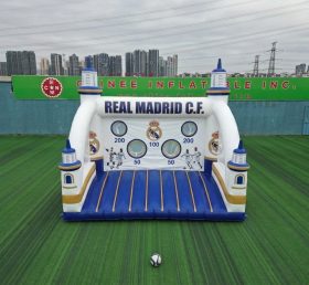 T11-7244 Real Madrid Theme Inflatable Football Shoot Out Game
