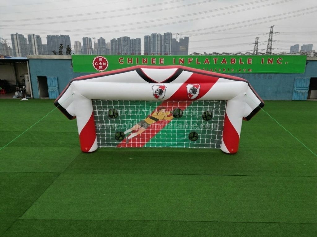 T11-7248 River Plate Theme Inflatable Football Shoot Out Game