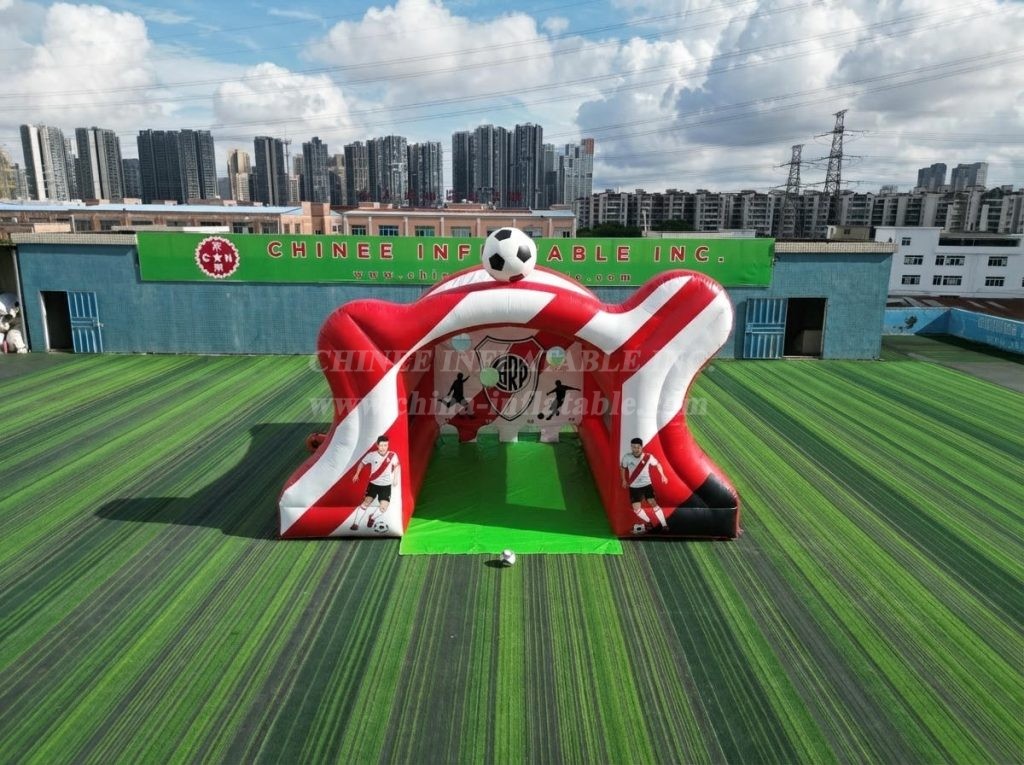 T11-7249 River Plate Theme Inflatable Football Shoot Out Game