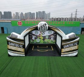 T11-7253 Santos Theme Inflatable Football Shoot Out Game