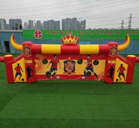 T11-7267 Spain National Team Theme Inflatable Football Shoot Out Game