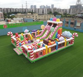 T6-6821 Candy Theme Inflatable Playground