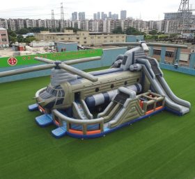 T6-6845 Helicopter Theme Inflatable Playground