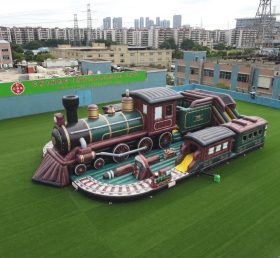 T6-6875 Train Theme Inflatable Playground