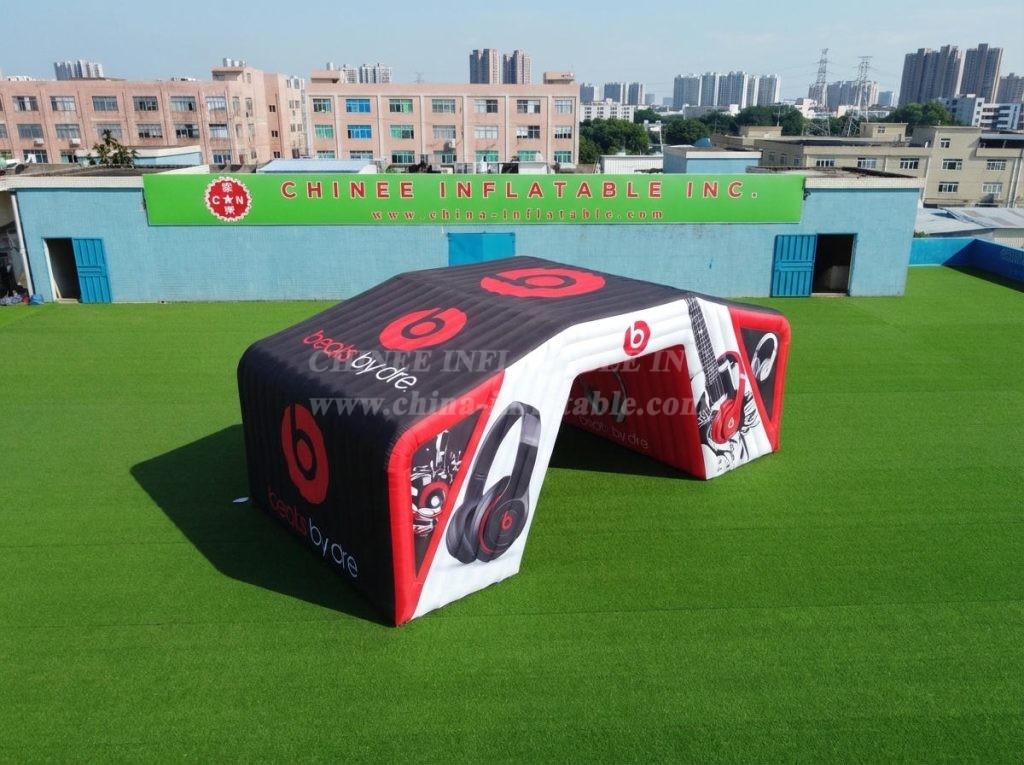 Tent1-7154 Beats by Dre Advertising Inflatable Cube Tent