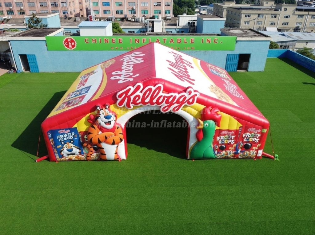 Tent1-7174 Kellogg’s Advertising Inflatable Cube Tent
