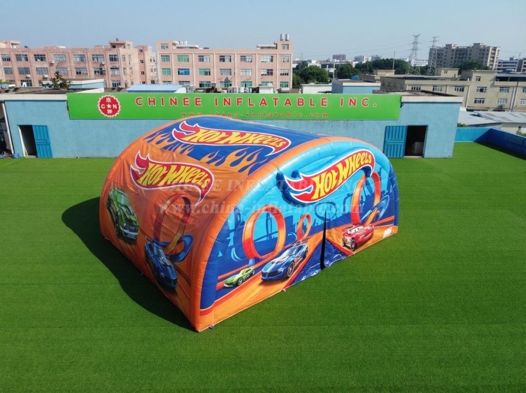 Tent1-7254 Hot Wheels Advertising Inflatable Tent