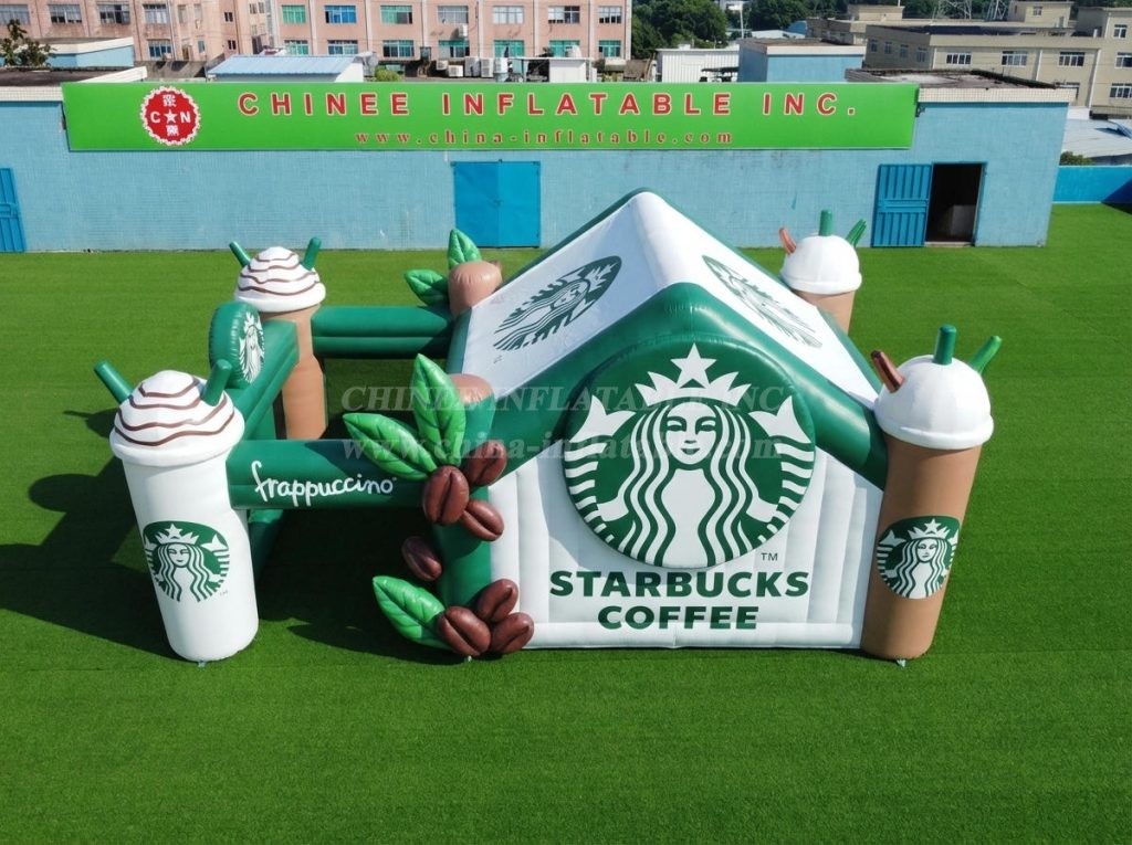 Tent1-7283 Starbucks Advertising Inflatable Tent