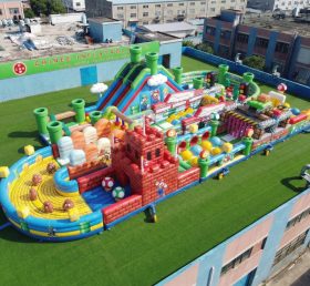 CR2-523 Super Mario Theme Ginat Inflatable Obstacle Courses Challenging Run