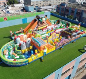 CR2-528 The Simpsons Theme Ginat Inflatable Obstacle Courses Challenging Run