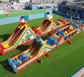 CR2-549 Crayon Shin-chan Theme Giant Inflatable Obstacle Courses Challenging Run