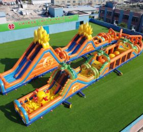 CR2-553 Dragon Ball Theme Giant Inflatable Obstacle Courses Challenging Run