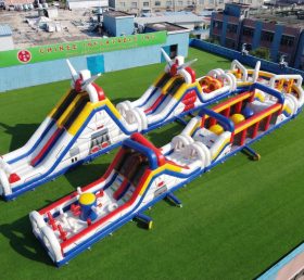 CR2-560 Gundam Theme Giant Inflatable Obstacle Courses Challenging Run