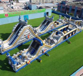 CR2-564 Knight Theme Giant Inflatable Obstacle Courses Challenging Run