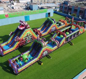 CR2-574 Monster Theme Giant Inflatable Obstacle Courses Challenging Run